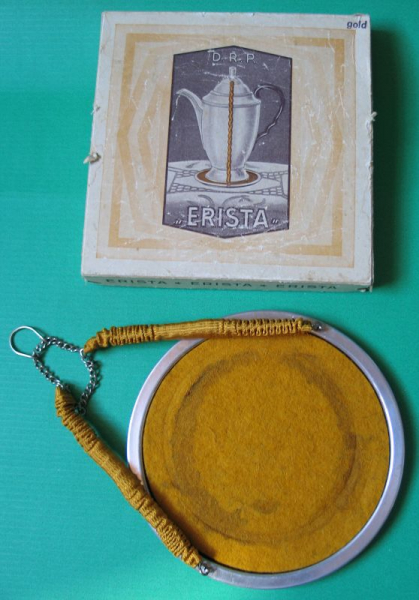 ERISTA, Untersetzer für Kaffeekanne, D.R.P. 30-er Jahre