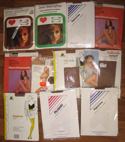 Damen-Feinstrumpfhosen, 11 Paar, Kaufring, Signorina, Picobello, Elegant, Quelle, Bellinda