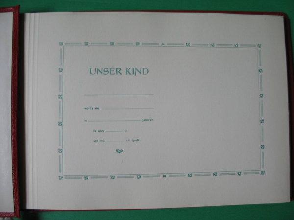 Fotoalbum, Bilderalbum, Unser Kind, DDR, #17