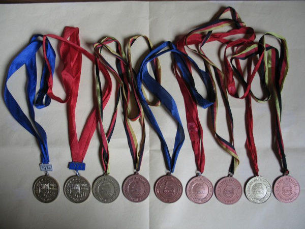 Betriebssportfest RENAK Werke, Parteitag SED, FDGB, DTSB, Sieger, Olympia, 9 Medaillen DDR