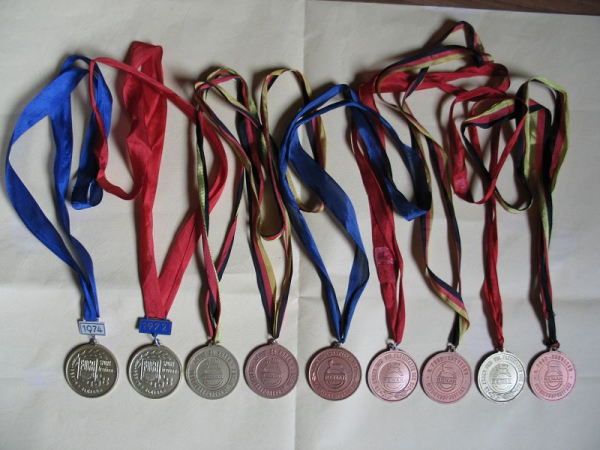 Betriebssportfest RENAK Werke, Parteitag SED, FDGB, DTSB, Sieger, Olympia, 9 Medaillen DDR