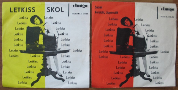 Letkiss, 2 Stück 7" Single AMIGA, DDR, #s46