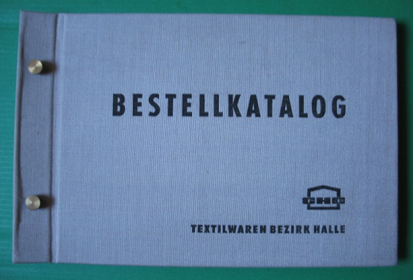 Bestellkatalog Textilwaren Bezirk Halle, DDR, GHG, 60-er Jahre
