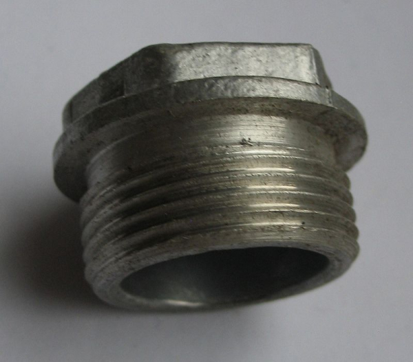 Verschlußschraube, Blindstopfen, Aluminium, 24 mm, unbenutzt, #41