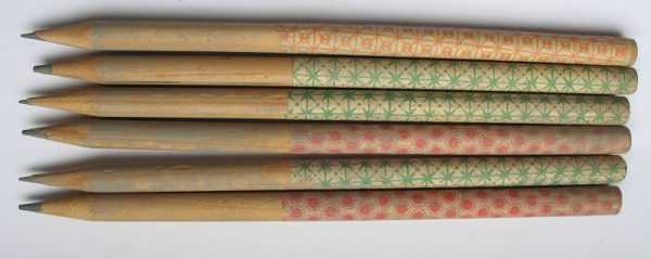 6 Stifte, Griffel für Schiefertafel, um 1920, #2