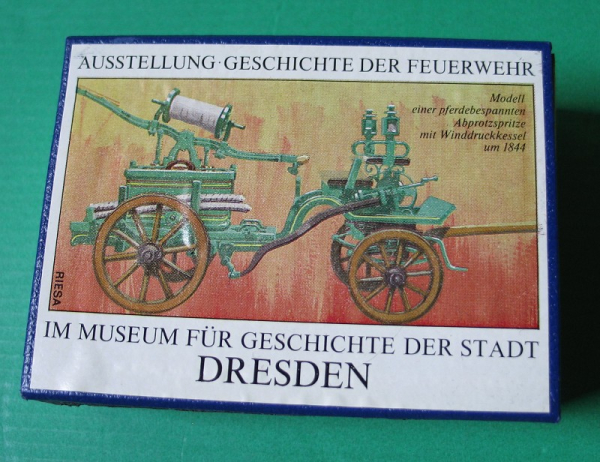 Streichhölzer Luxuskoffer, DDR, Geschichte der Feuerwehr, Dresden