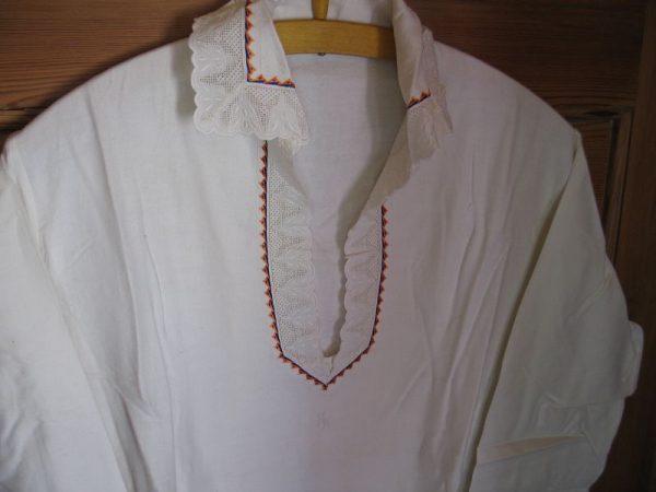 Nachthemd für Herren, Herrennachthemd, um 1920, #nh57