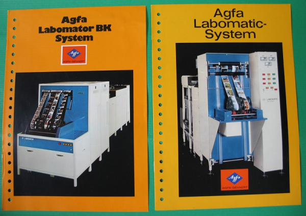 AGFA Labomator BK System, Labomatic, 3 Prospekte 1974