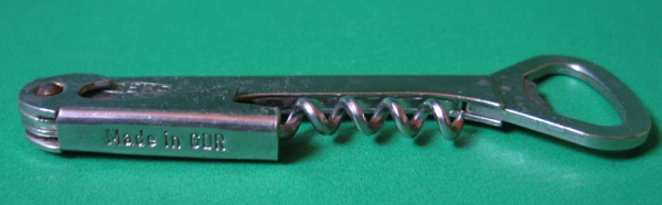 Flaschenöffner, Korkenzieher DREKO, DDR, Made in GDR