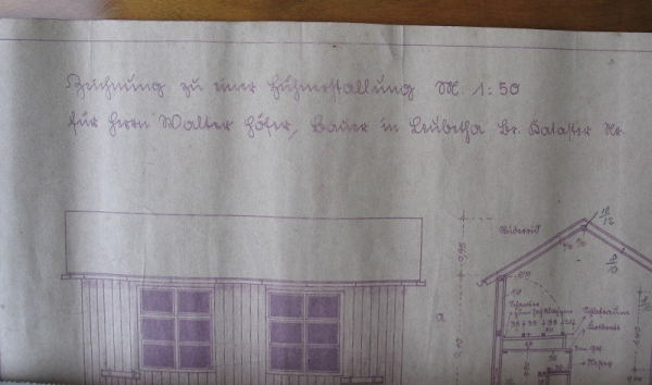 Walter Höfer, Leubetha, Hühnerstall, um 1930, #z25