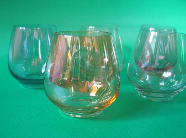 Weinbrandgläser DDR, 6 Stück, Cognac, 60-er Jahre