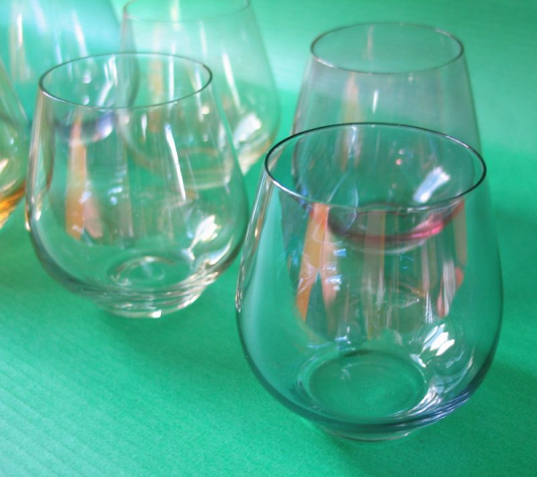 Weinbrandgläser DDR, 6 Stück, Cognac, 60-er Jahre