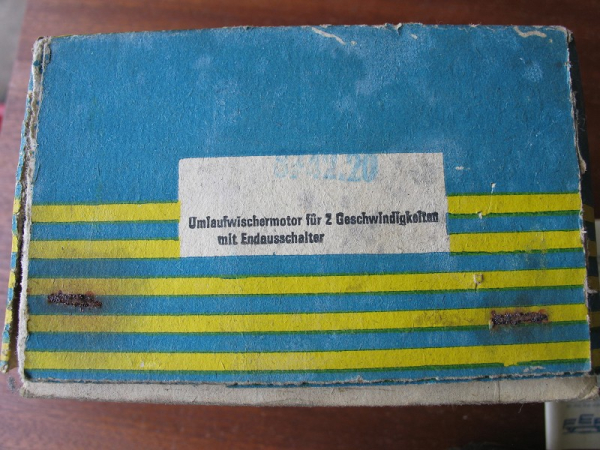 Wischermotor 12V, 8742.20, Wartburg 353, Barkas B1000, DDR, unbenutzt