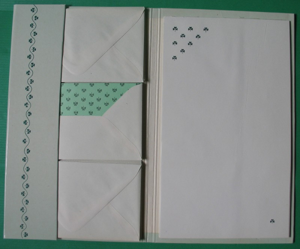 Briefpapier Kleeblatt, DDR 70-er Jahre