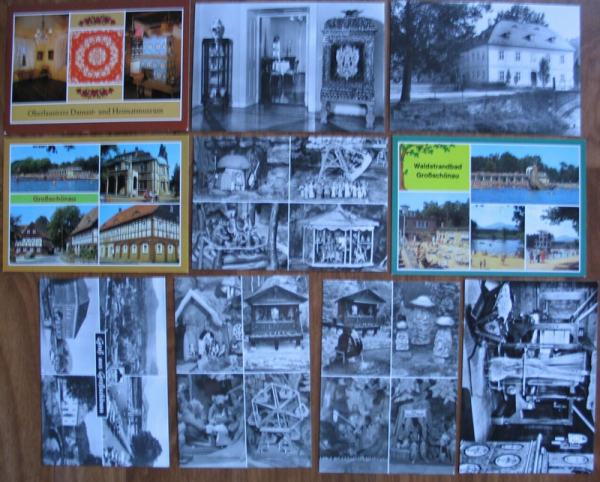 10 Ansichtskarten Großschönau, Oybin, Kreis Zittai, DDR, #384