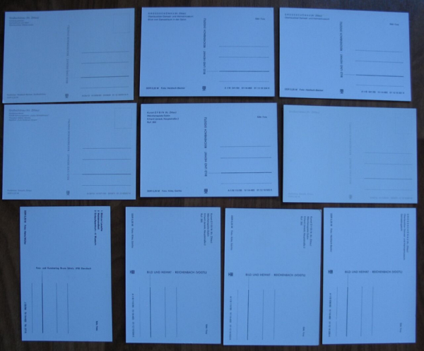 10 Ansichtskarten Großschönau, Oybin, Kreis Zittai, DDR, #384