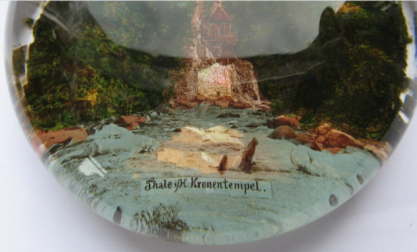 Briefbeschwerer, Thale im Harz, Kronentempel, um 1920