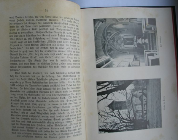 Die Geschichte der Berggemeinde der Festung Königstein, um 1910