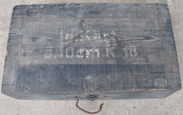 Munitionskiste, Holzkiste Wehrmacht