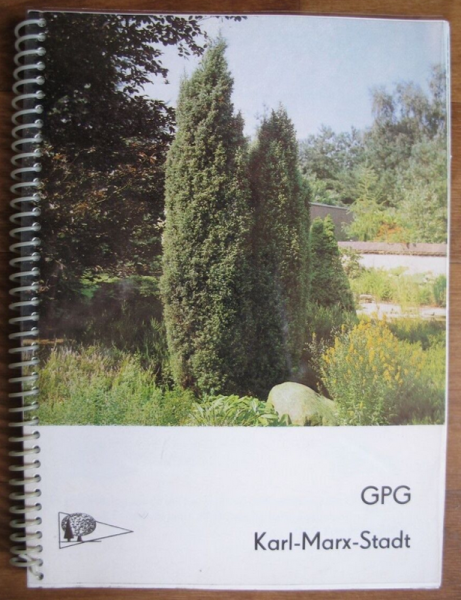 Katalog GPG Karl-Marx-Stadt, DDR 1982, Baumschule, Rosen, Gehölze, Obstbäume