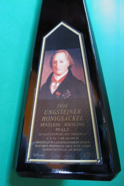 Ungsteiner Honigsäckel, 1998, Spätlese, Riesling, Weinhaus Graf Eltz Eltville