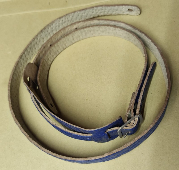 Riemen für DDR Brottasche, Kindergarten, Kinderkrippe, blau, unbenutzt