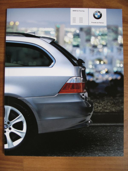 BMW 5-er Touring, Prospekt von 2006, #244