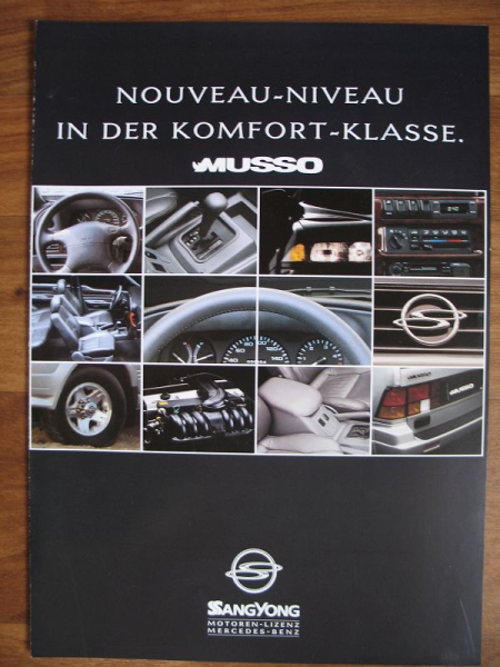 SsangYong Musso, Prospekt von 1997, #235