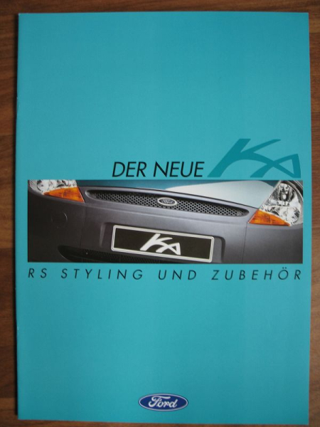 Ford Ka, RS Styling und Zubehör, Prospekt von 1996, #222