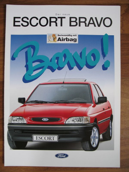 Ford Escort Bravo, Prospekt von 1994, #206