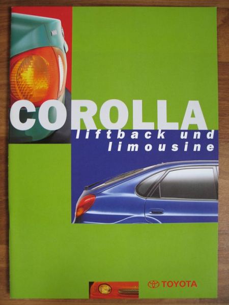 Toyota Corolla Liftback und Limousine, Prospekt von 1997, #198