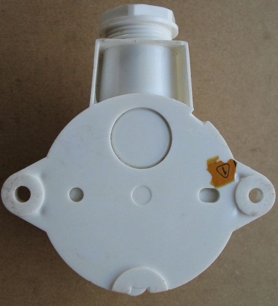 Serienschalter, Kippschalter, AP, Feuchtraum, hell, rund, #267