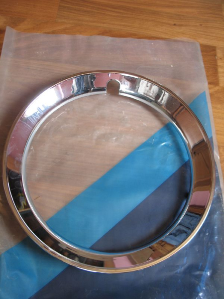 Radzierringe, Felgenzierringe, 4 Stück, neu, Kadett, Manta, Ford Taunus, Capri, 13 Zoll