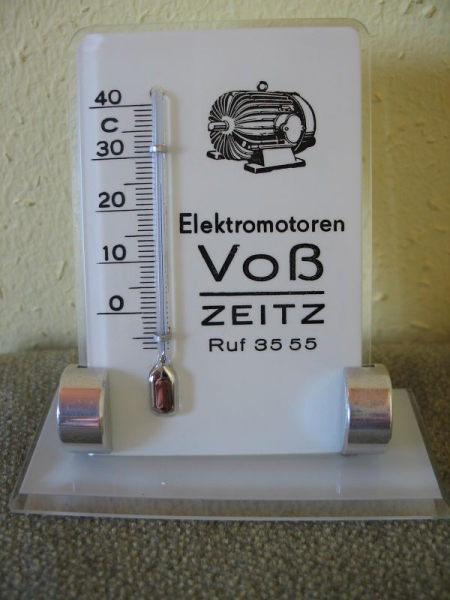 Voß Elektromotoren Zeitz, Thermometer, um 1960