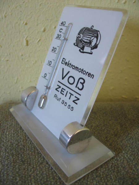 Voß Elektromotoren Zeitz, Thermometer, um 1960