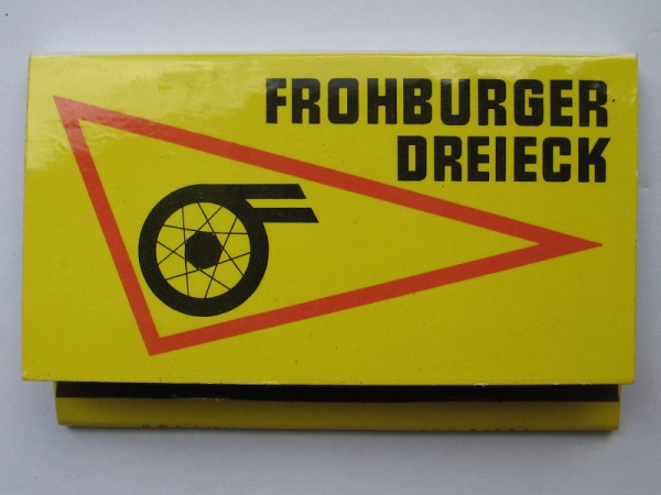 Frohburger Dreieck, Streichholzbrief, Streichholzheftchen, DDR