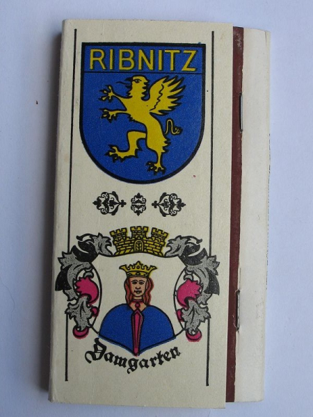 Ribnitz Damgarten, Streichholzbrief, Streichholzheftchen, DDR