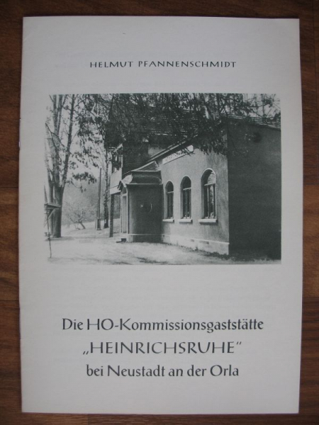 HO Kommissionsgaststätte Heinrichsruhe bei Neustadt Orla, 1978