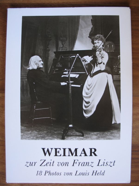 Weimar zur Zeit von Franz Liszt, Fotos Louis Held, DDR 1986