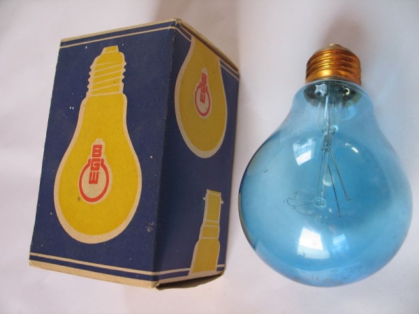 Glühlampe BGW, Berliner Glühlampen-Werk, 220- 230 Volt / 100 Watt