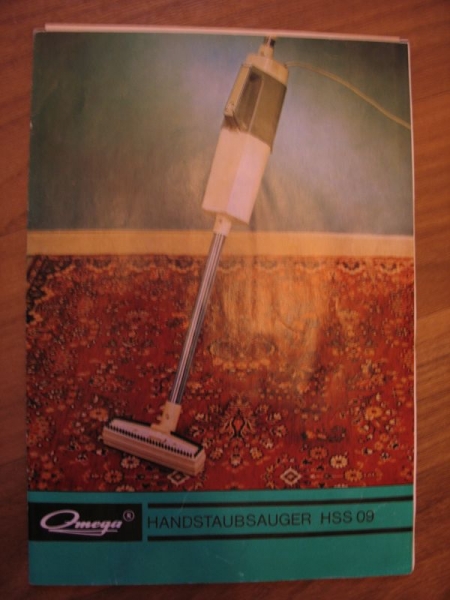 Omega Handstaubsauger HSS 09, VEB Elektrowärme Altenburg, DDR 1972