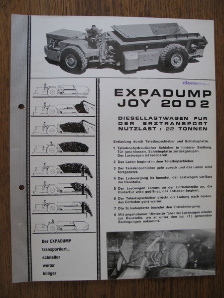 Expadump Joy 20 D2, Joy Ville-Gozet Paris, 1966