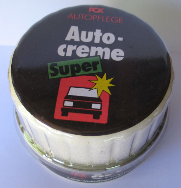 Autocreme Super, VEB Hydrierwerk Zeitz, Autopflege, DDR, unbenutzt