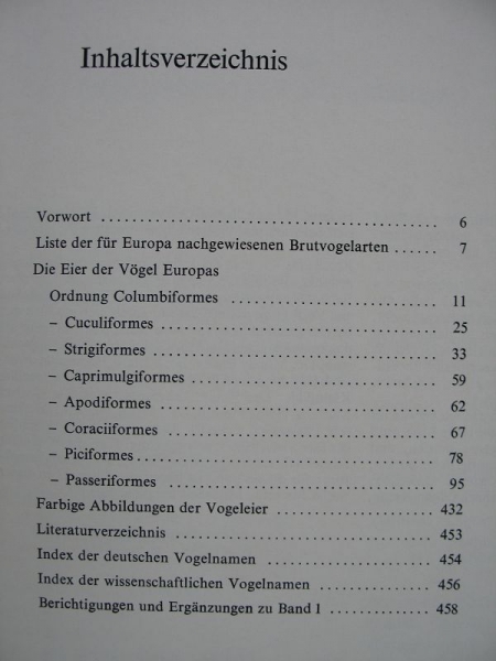 Die Eier der Vögel Europas, Band 2, 1976, #1