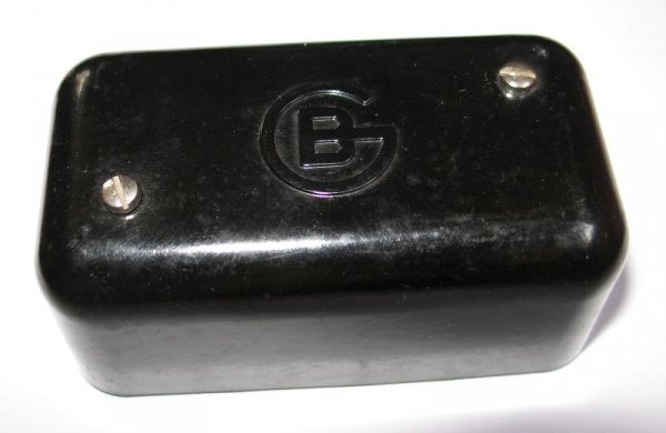 Abzweigdose Bakelit, Verteiler für Klingelanlage, Telefondose