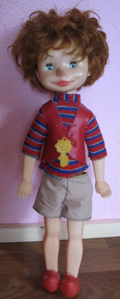 Puppe UdSSR, CCCP, Frau von Buratino, 70-er Jahre