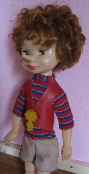 Puppe UdSSR, CCCP, Frau von Buratino, 70-er Jahre