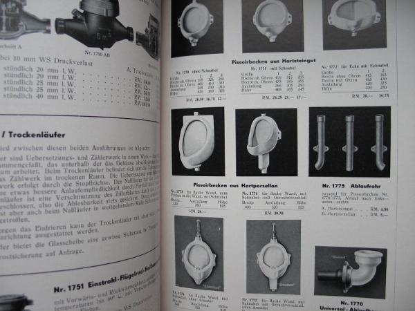 Sanitärkatalog 23, Emil Habert Dresden, 1938, #1