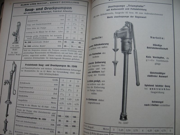 Albin Lins Nachf. Ernst Schilling Erfurt, Sanitär, Katalog 1930