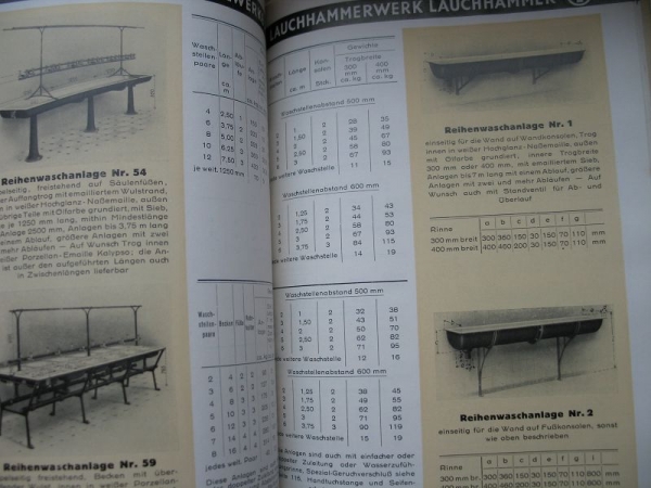 Lauchhammer, Sanitäre Einrichtungsgegenstände, Mitteldeutsche Stahlwerke AG, Verkaufsabteilung Gröditz, 1932, #2